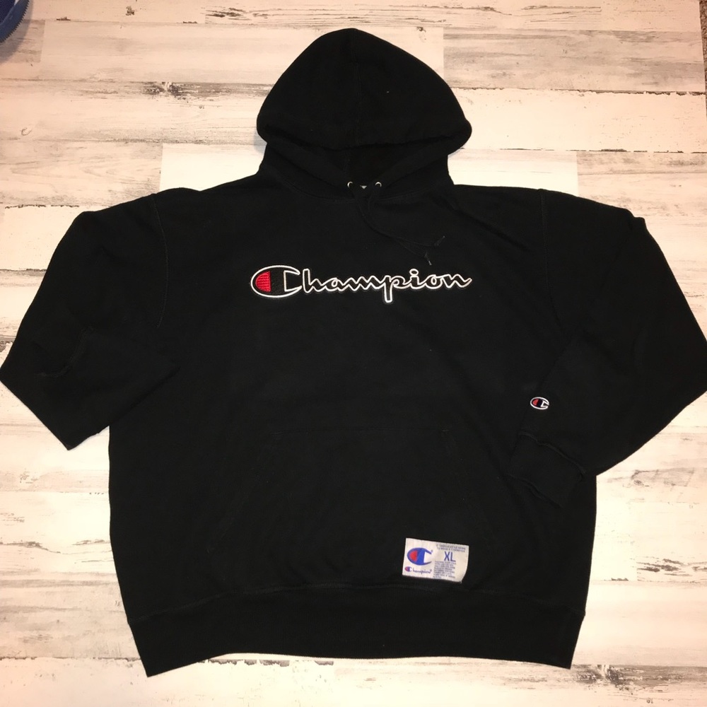 Champion Script Hoodie XL